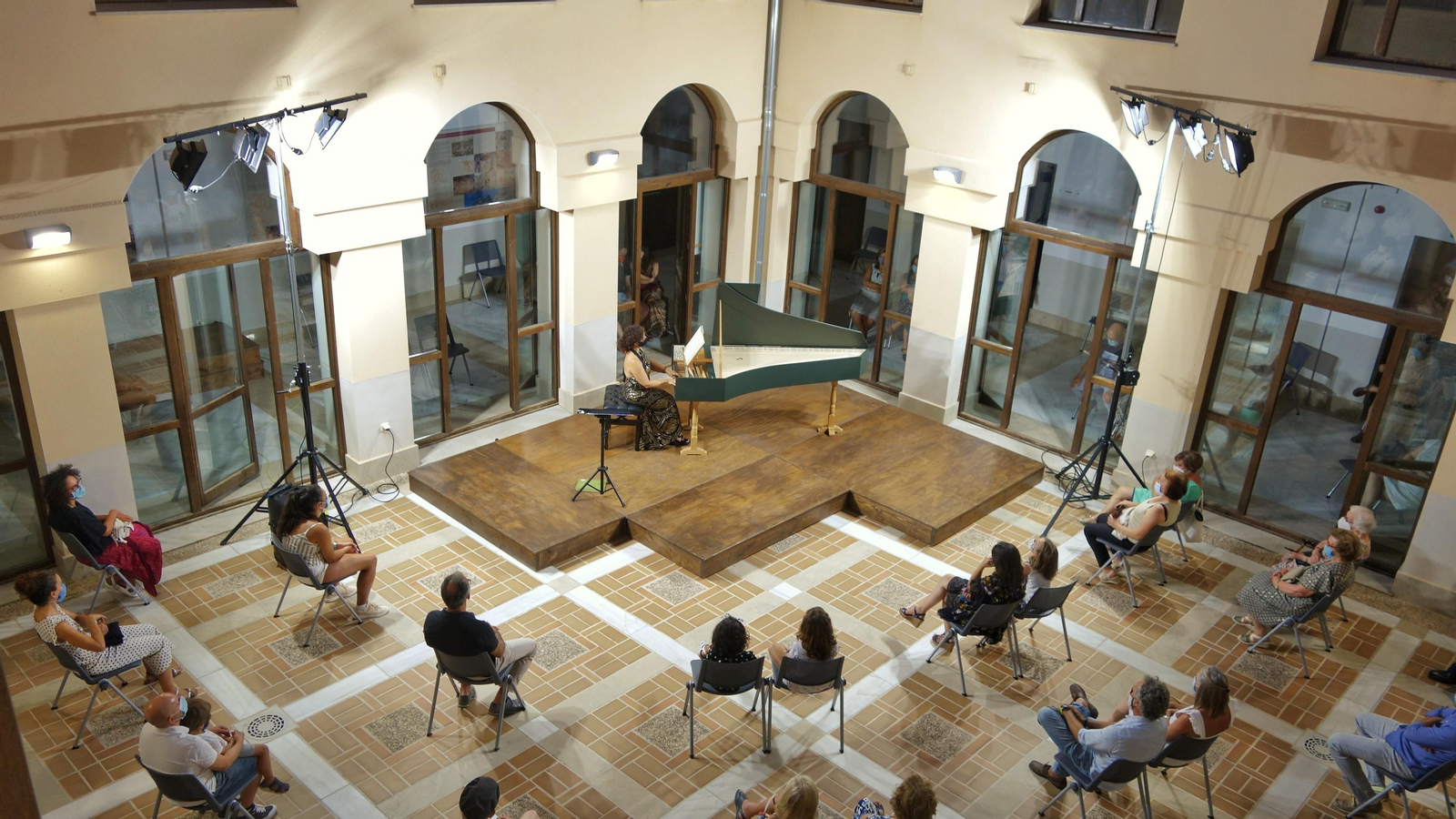 Un instante del concierto de este sábado.