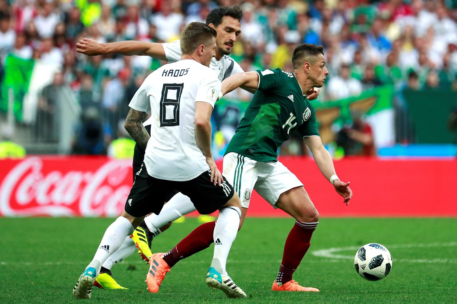 Las imágenes del Alemania-México