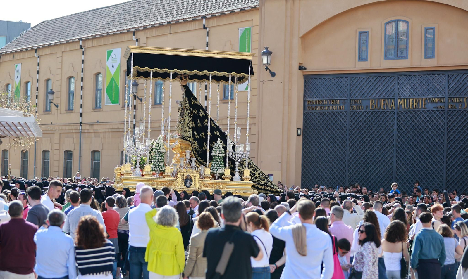 Dolores del Puente en el Lunes Santo de Málaga 2023