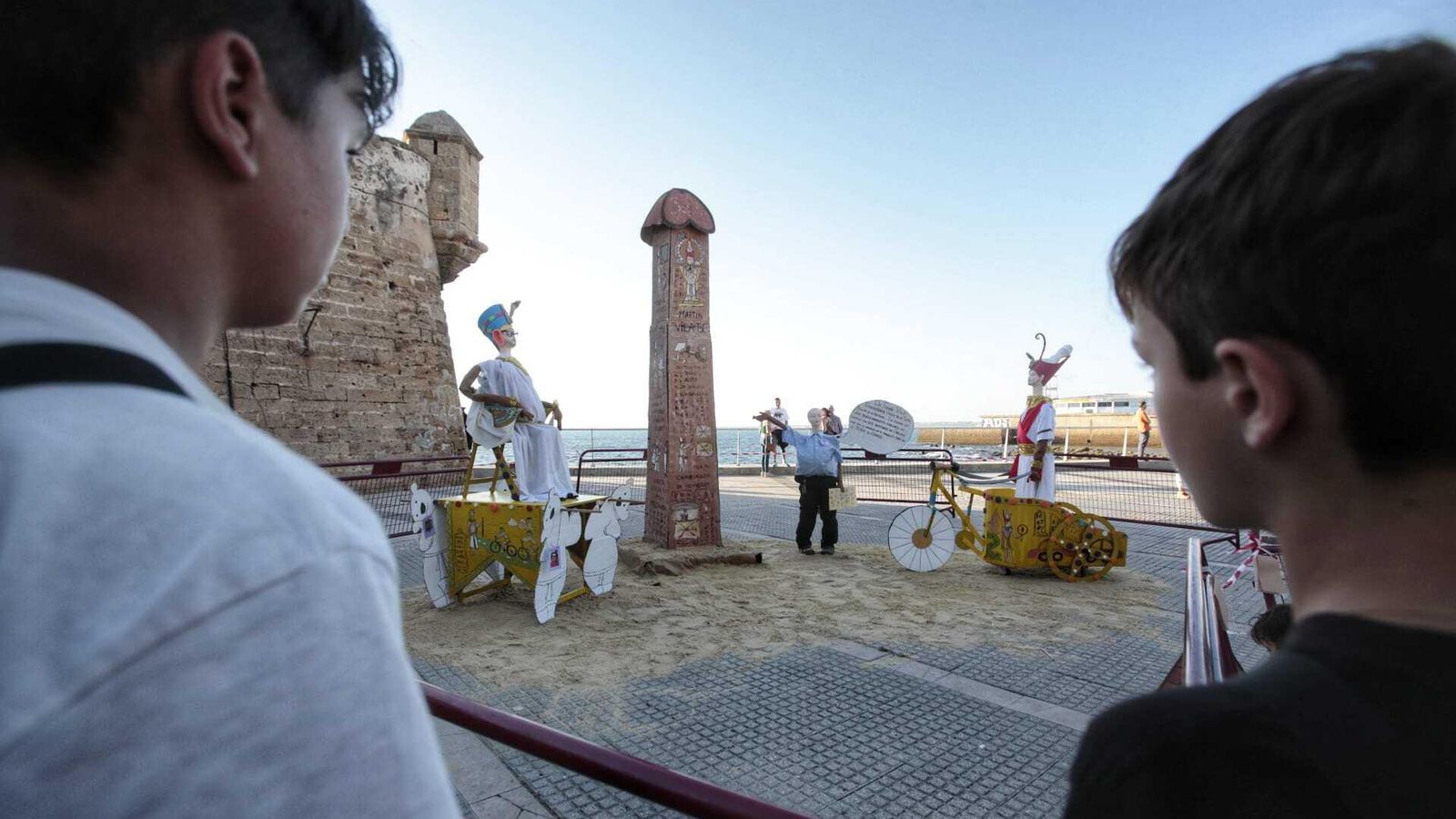 El Juanillo de la AVV San Carlos a la entrada de la punta de San Felipe.