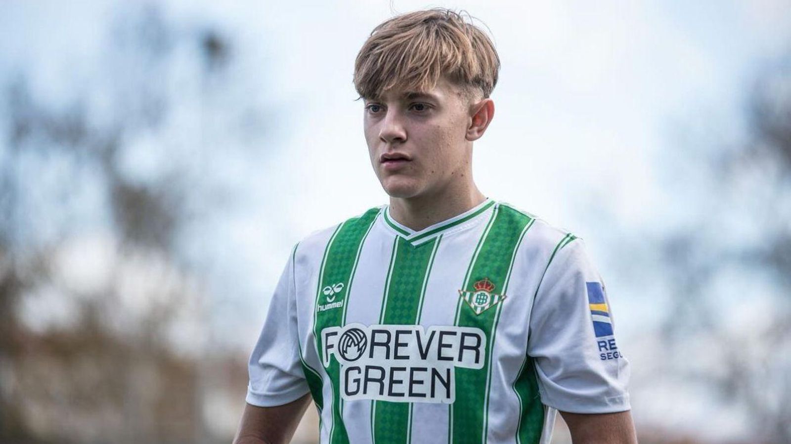 Jesús Rodríguez, durante un partido con el Betis Deportivo