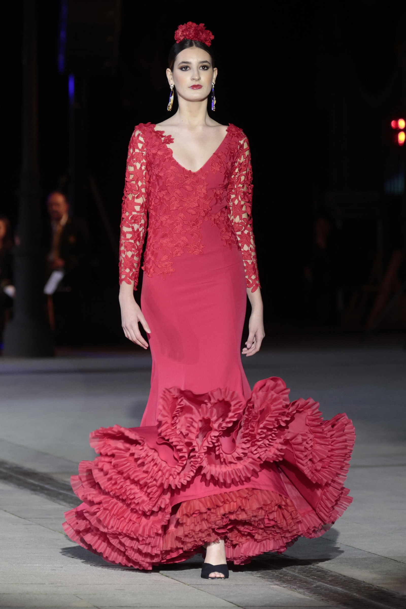 El desfile Andalucía es flamenca en el Palacio de San Telmo, todas las fotos