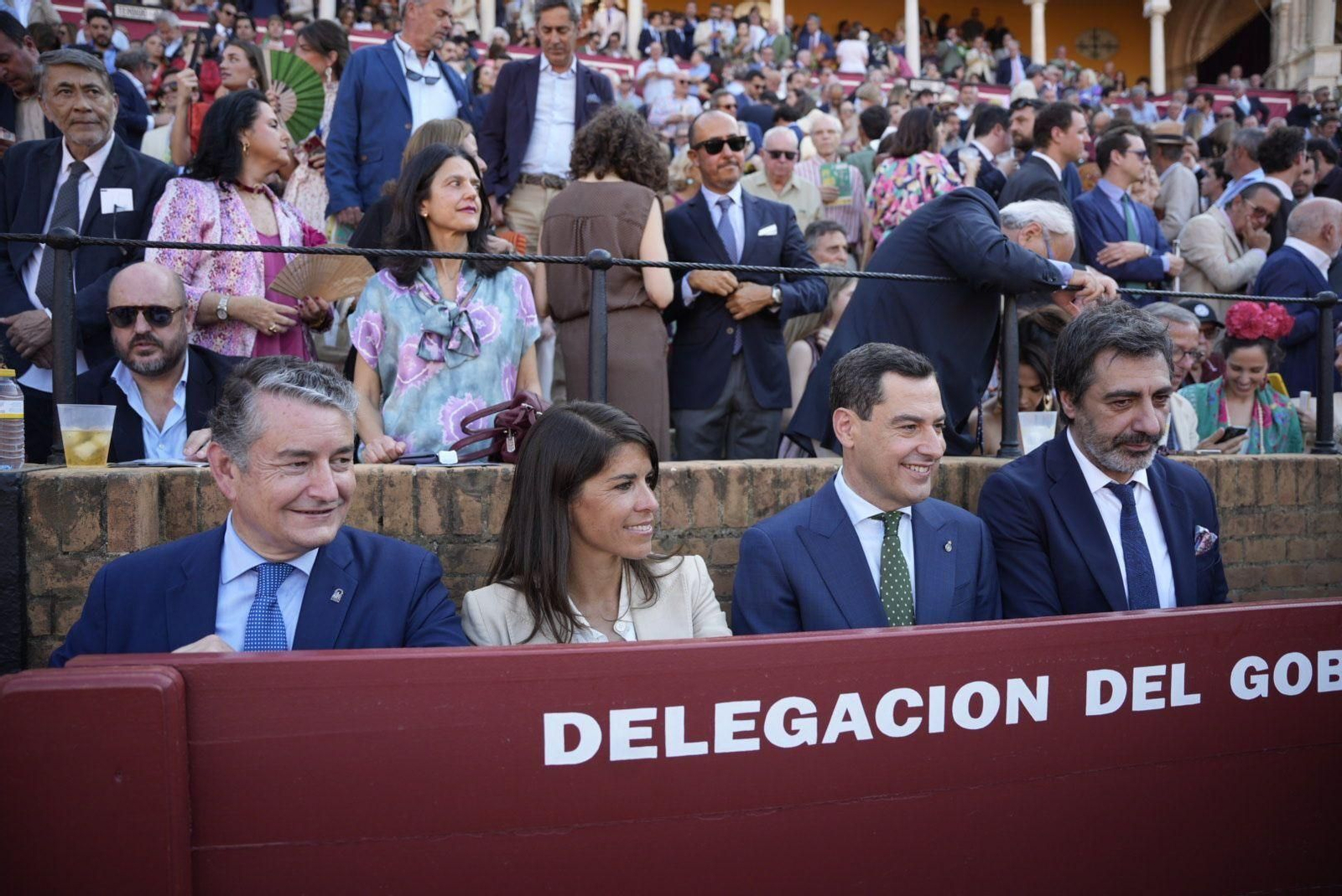 Antonio Sanz, Lea Vicens, Juanma Moreno y Juan del Val.