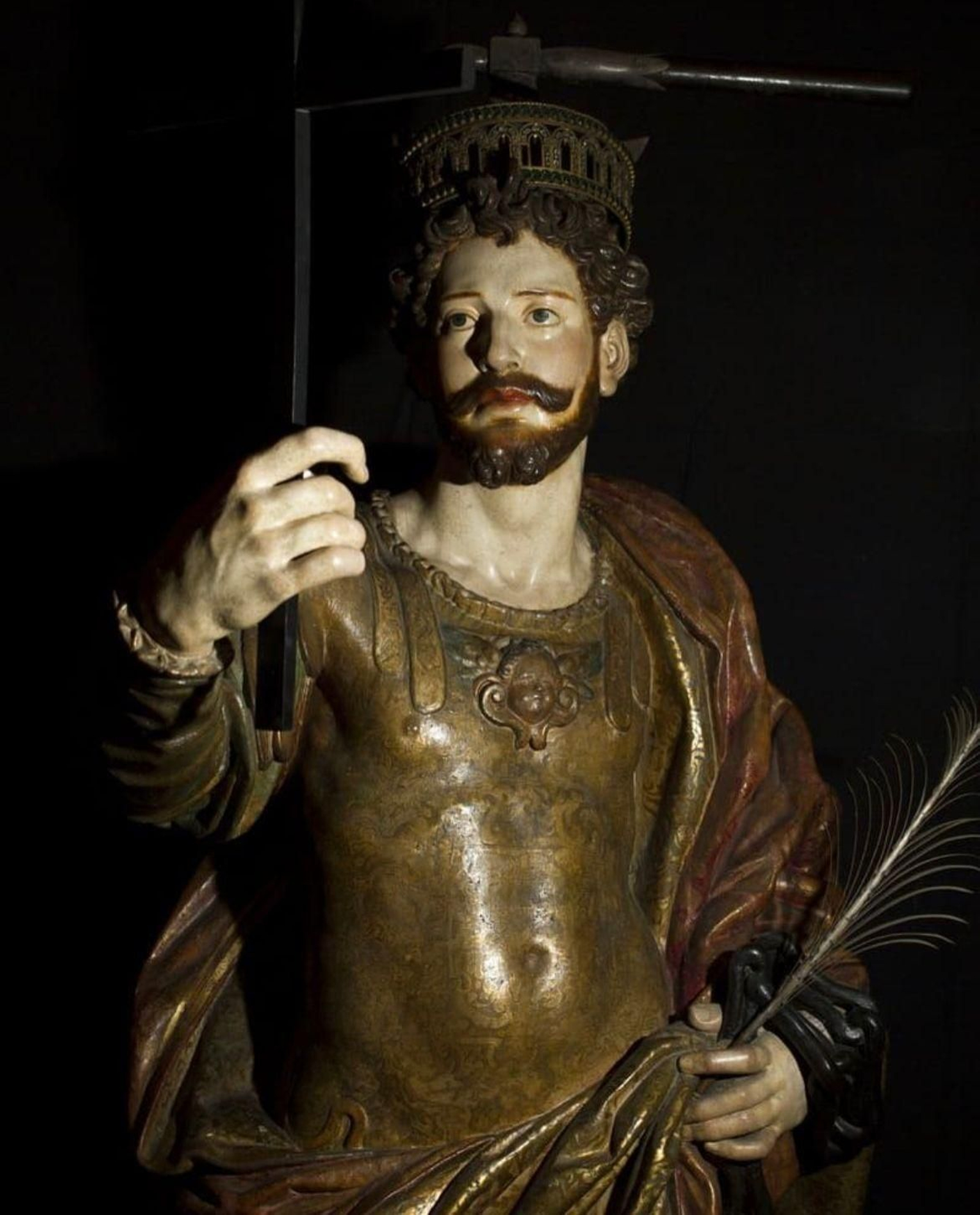 La extraordinaria imagen de San Hermenegildo, en su iglesia de la Puerta de Córdoba