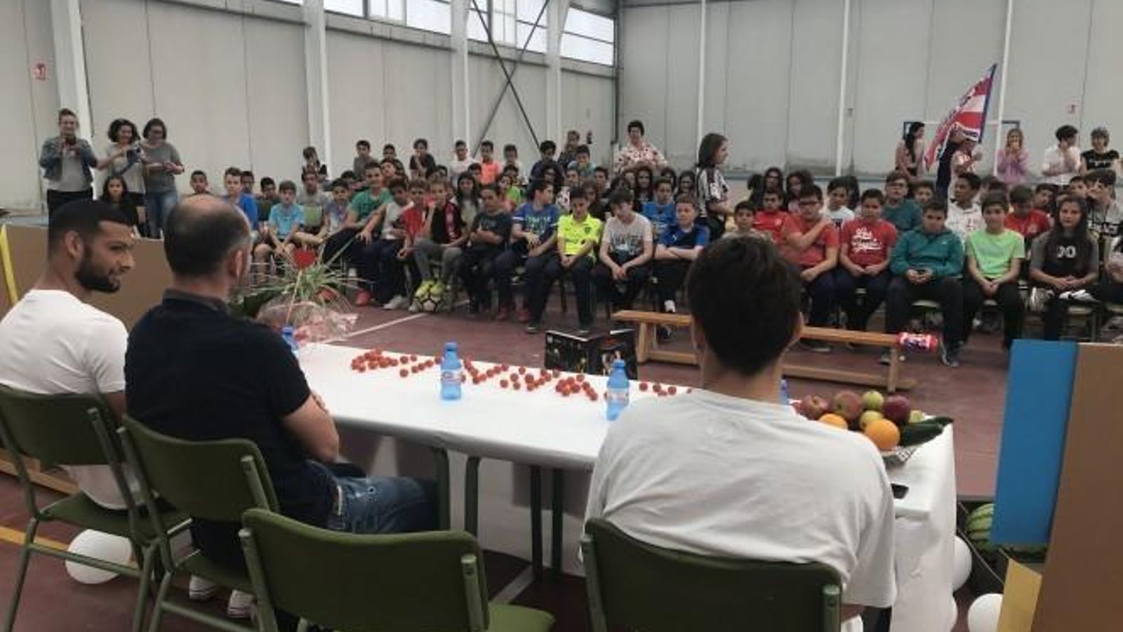 Soleri y Joaquín han vistiado junto a Soriano el CEIP Concordia