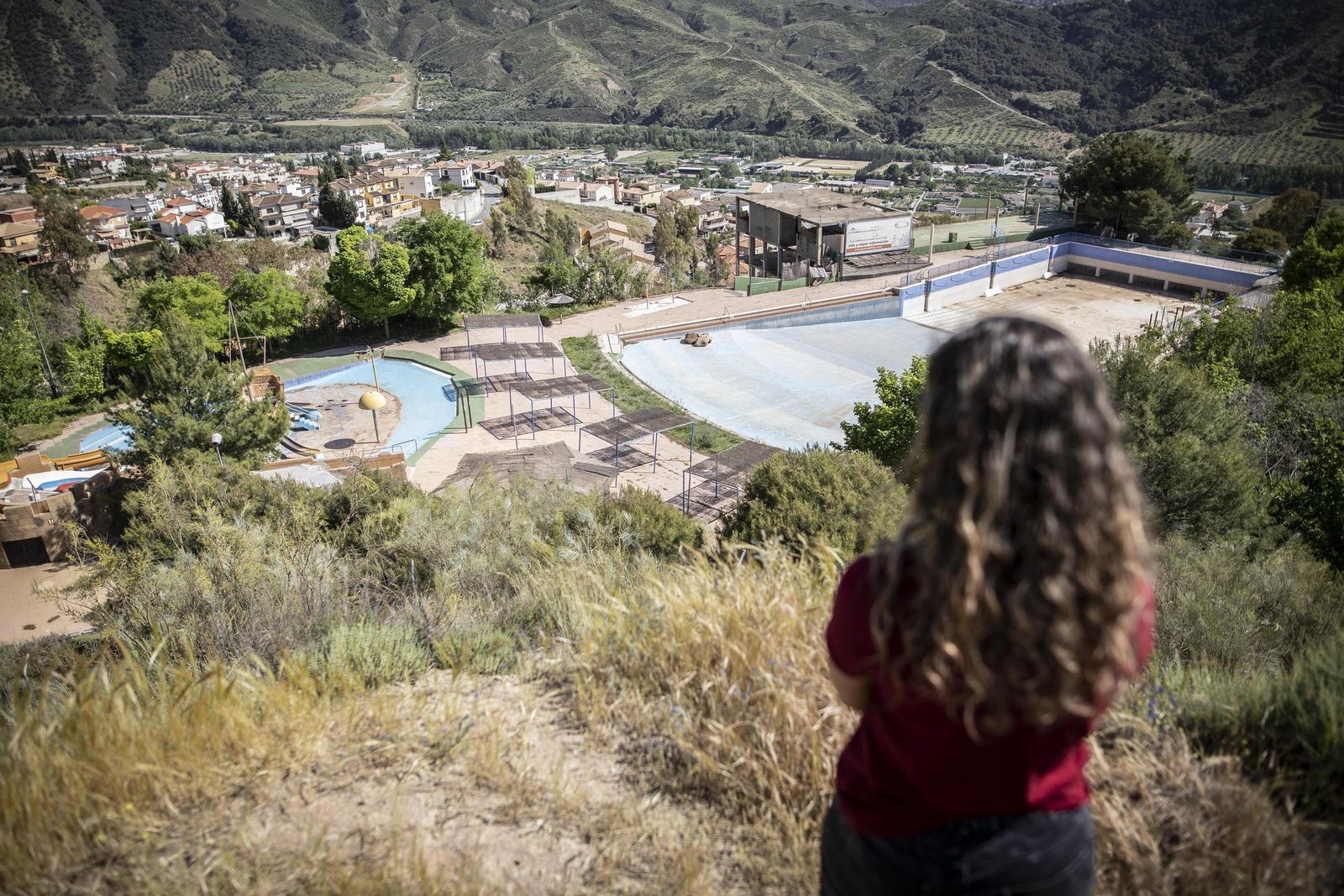 Así luce el parque acuático de Granada 'Aquaola' tras su cierre definitvio