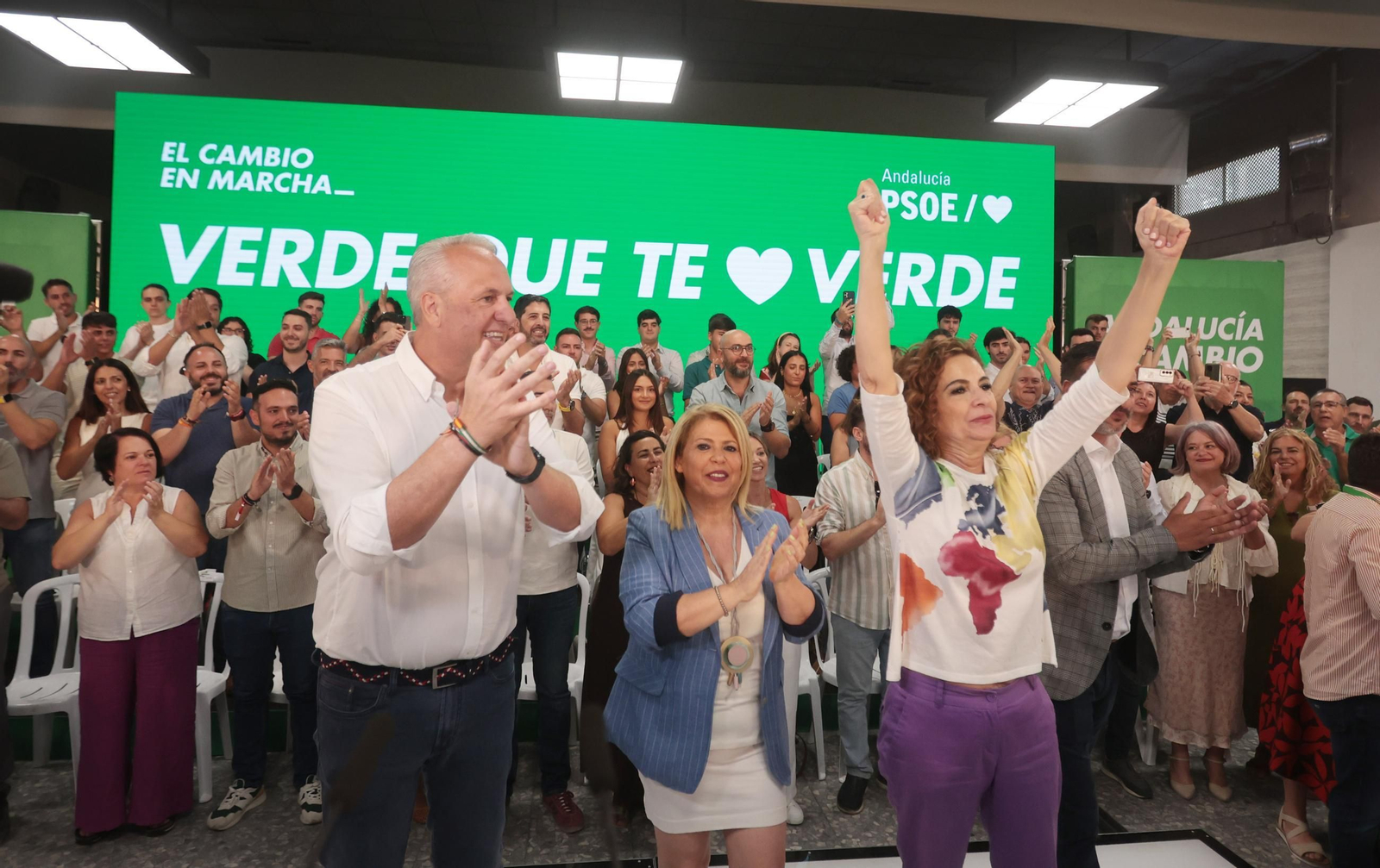 María Jesús Montero presenta en Jerez su candidatura a la Junta de Andalucía