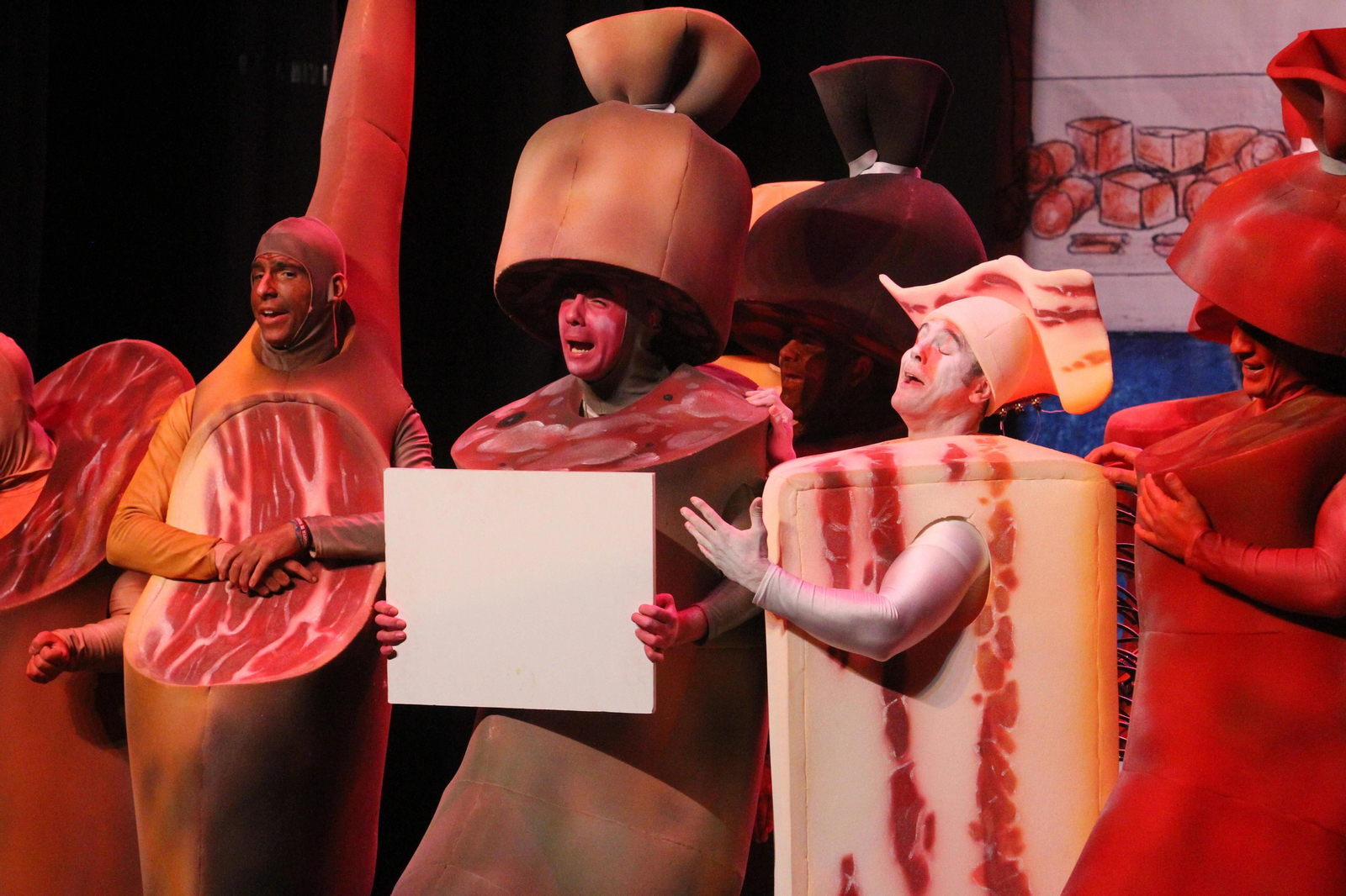 Un momento de la intervención de la murga de Mairena del Alcor.