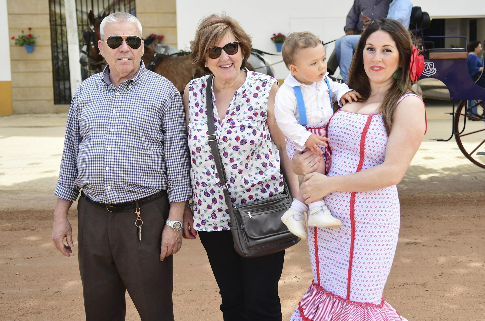 Las imágenes de lunes de Feria