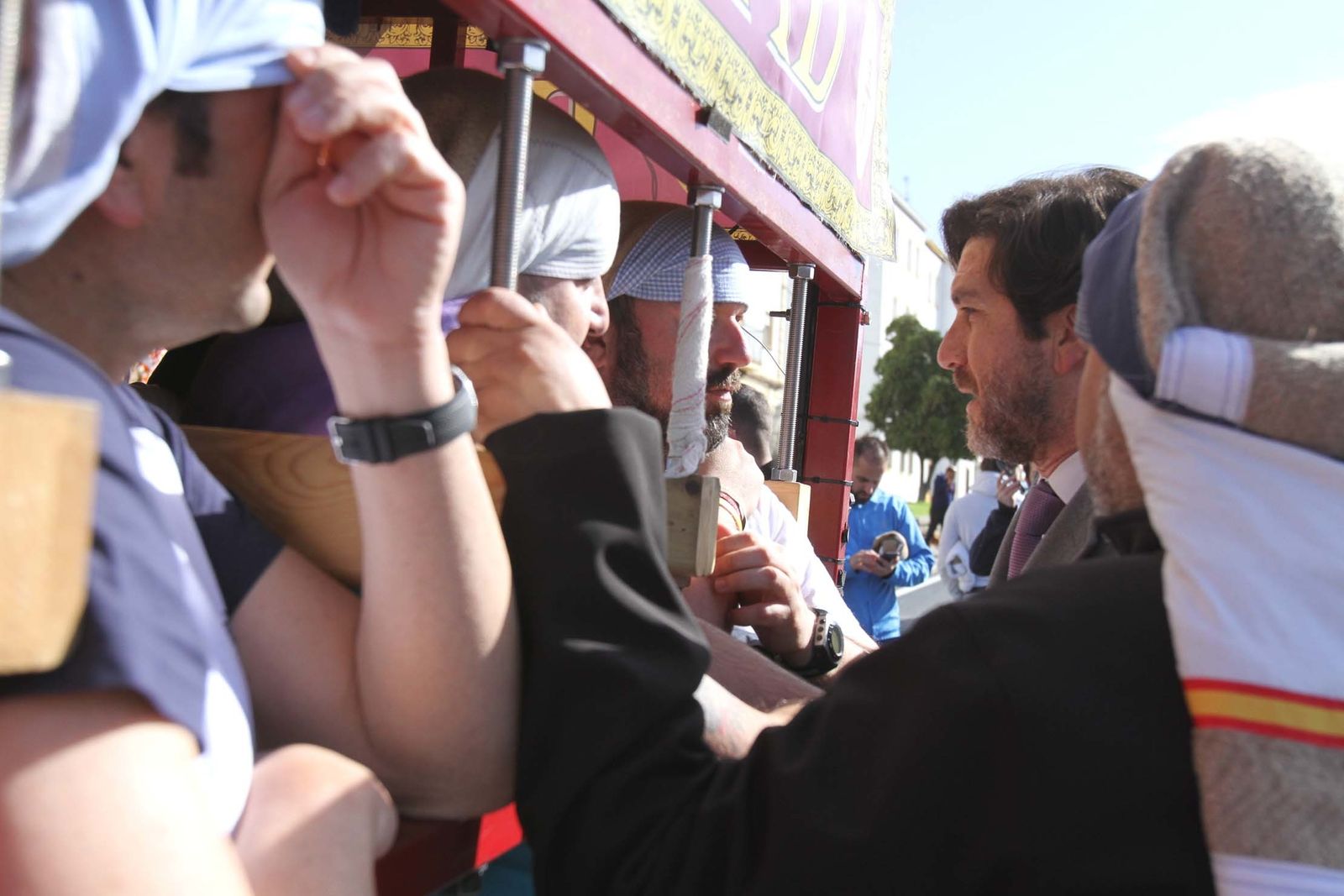 Imágenes del ensayo solidario de la Hermandad de Tres Caidas