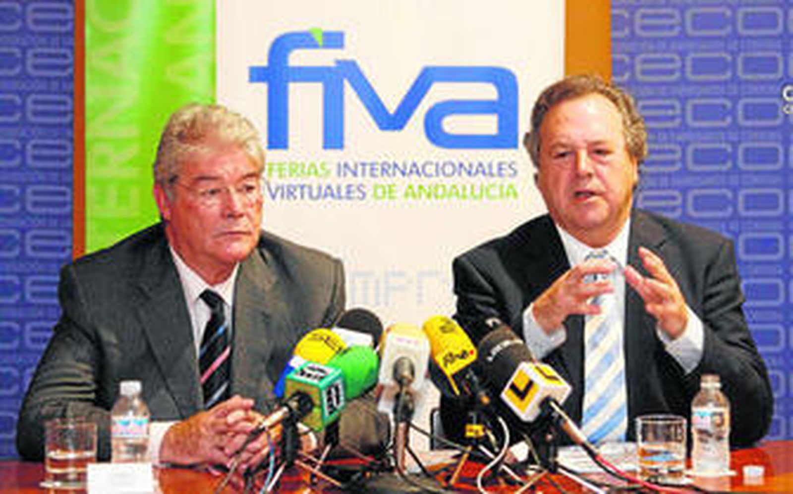 El ex presidente de Invercaria, Tomás Pérez Sauquillo (a la derecha), en una imagen de archivo.