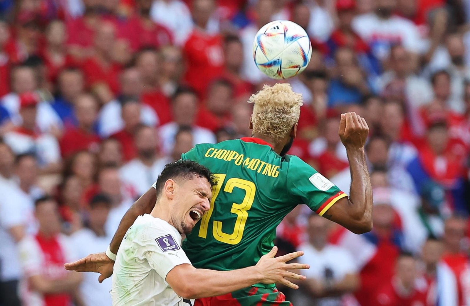 Las imágenes del Camerún - Serbia