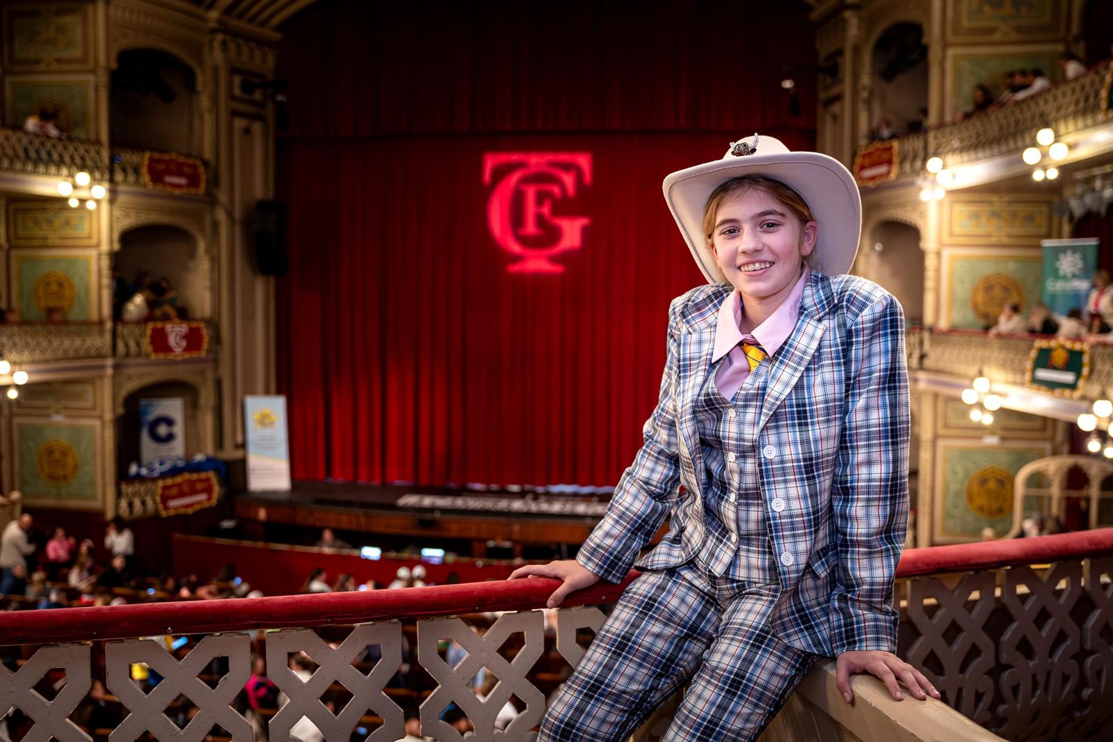 La pregonera infantil, Carolina Sánchez Reyes.