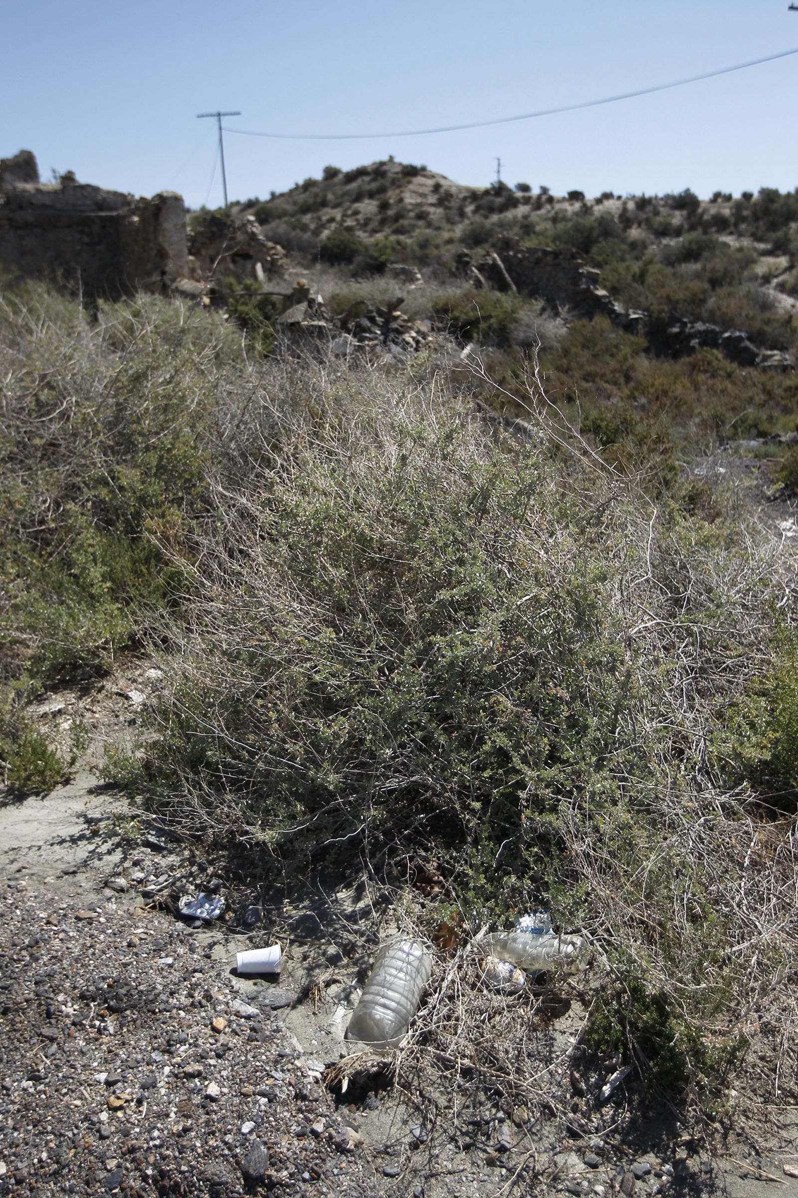 Fotogalería basura en el Desierto de Tabernas