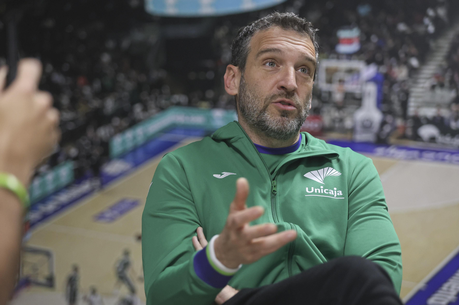 Ibon Navarro y su entrevista, en imágenes.