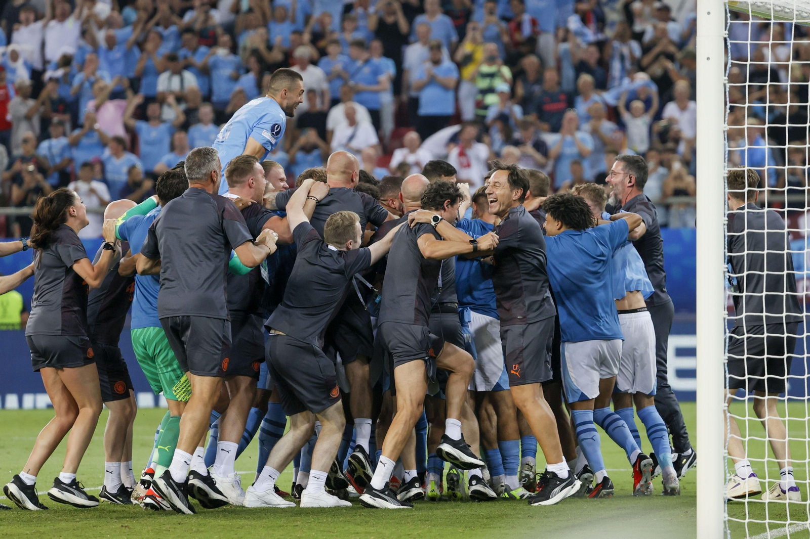Las fotos del Manchester City-Sevilla FC en la Supercopa de Europa