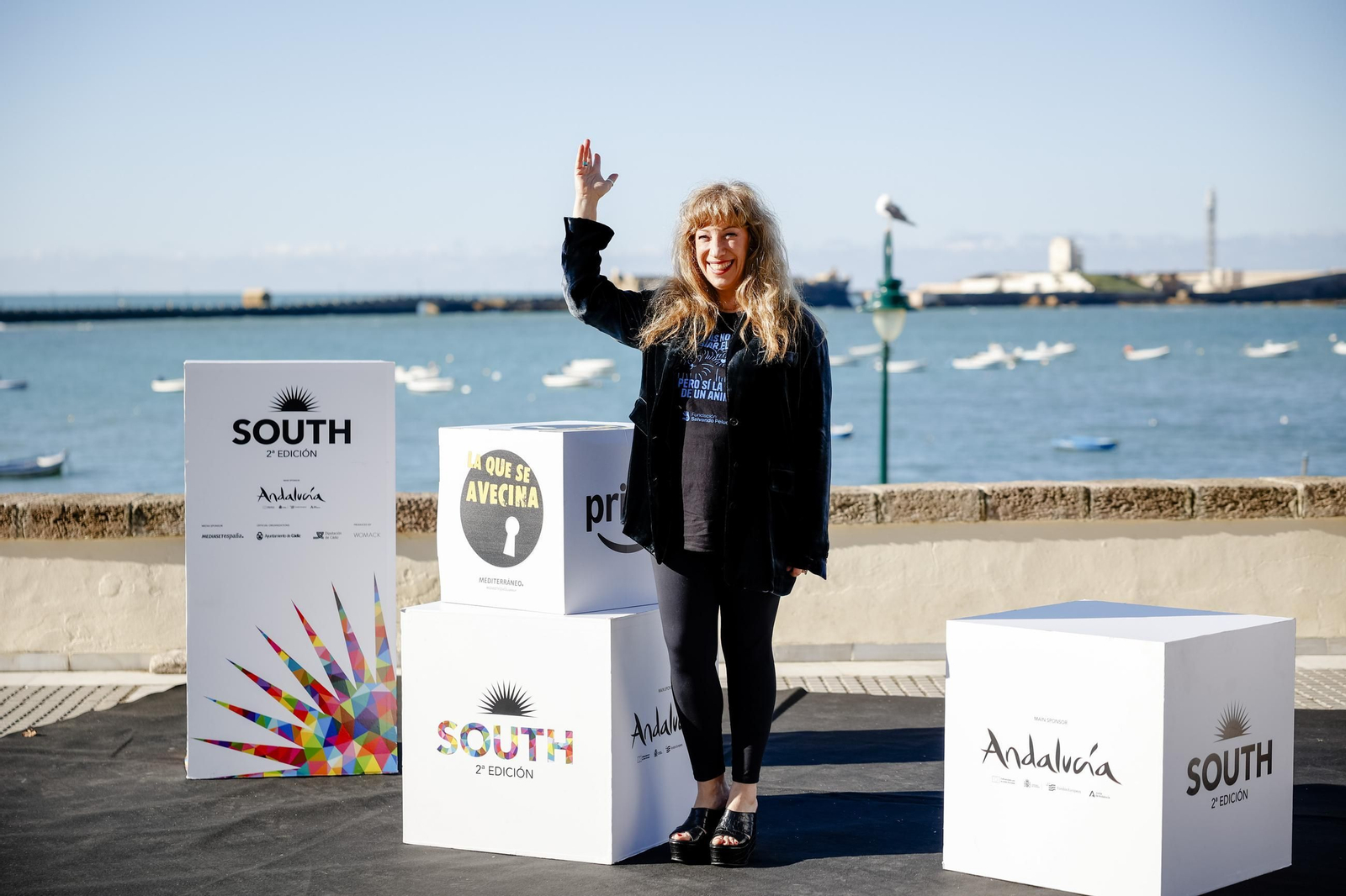 imágenes del photocall del South Series en la caleta el domingo 27