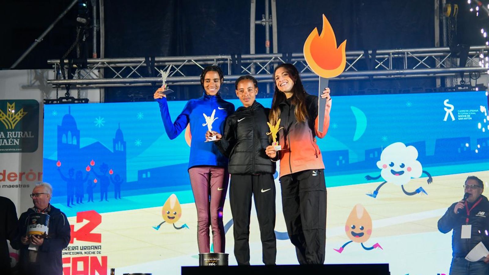 En imágenes: la élite del atletismo mundial despliega su calidad en la Carrera de San Antón de Jaén