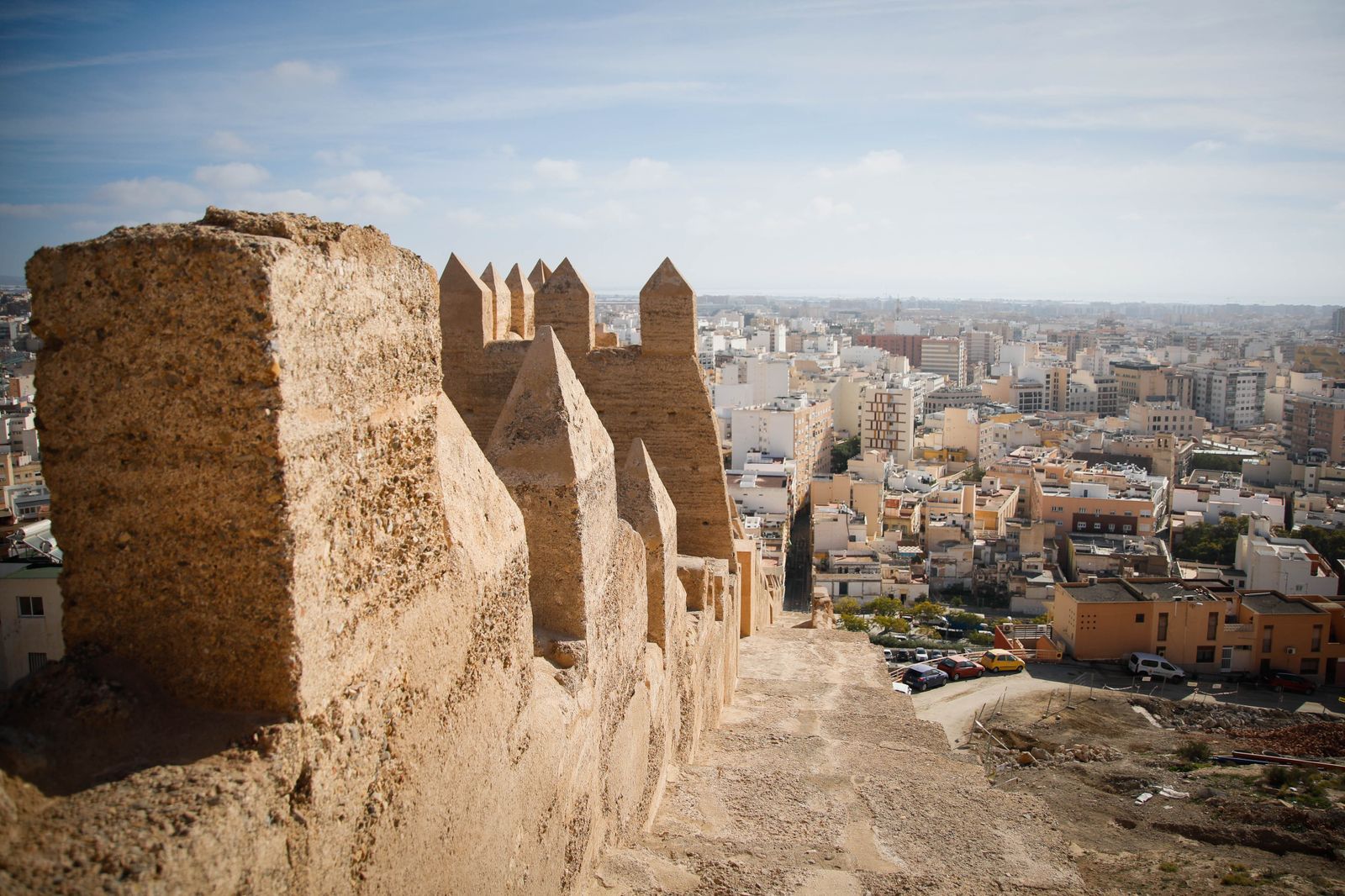Las imágenes de la restauración de la Muralla de San Cristóbal