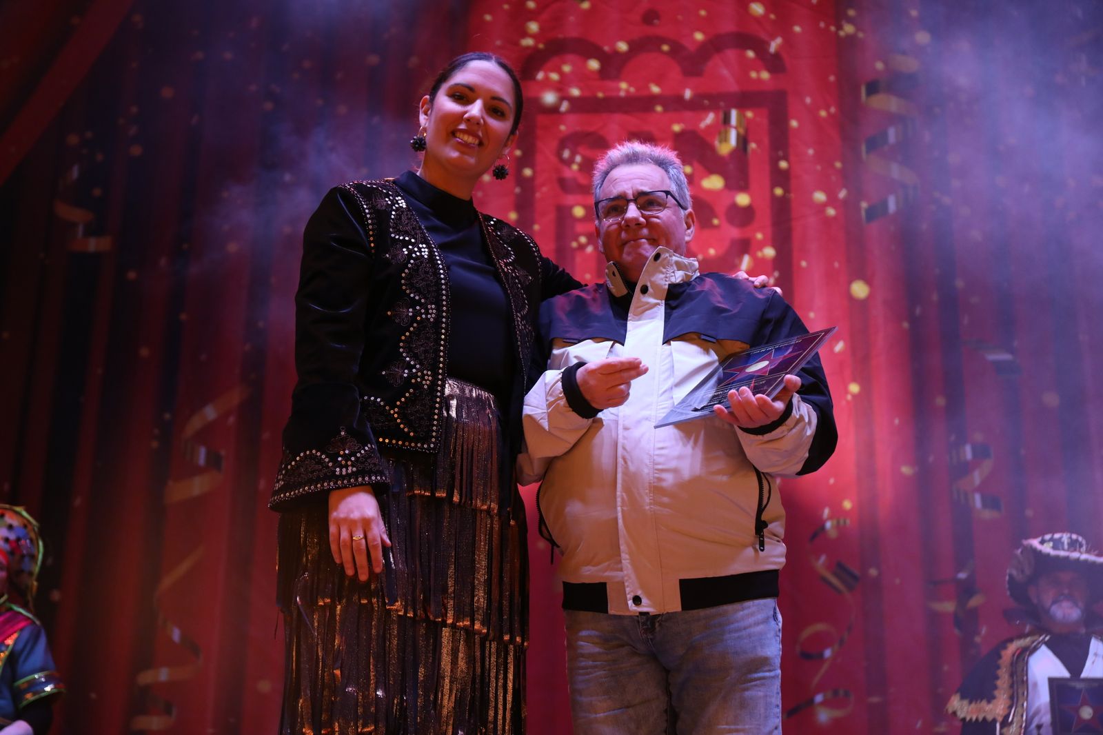 Entrega de los Pierrots y Homenajes al Comparsista, al Corista y al Chirigotero en San Fernando