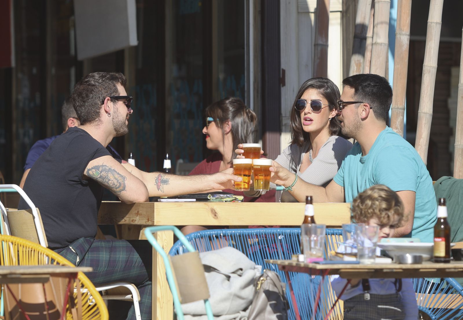 El buen tiempo acompaña a Málaga de camino a la Nochevieja (fotos)