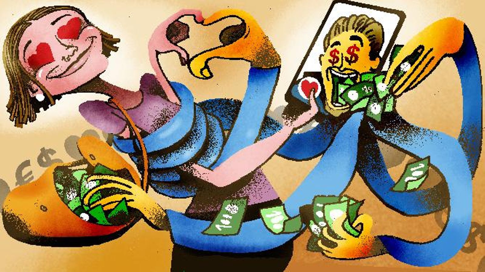 El auge de las estafas románticas.