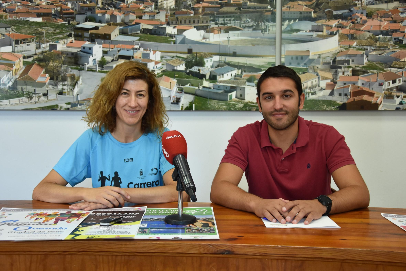 Pilar Quesada y Antonio Vallejo en la presentación de las actividades