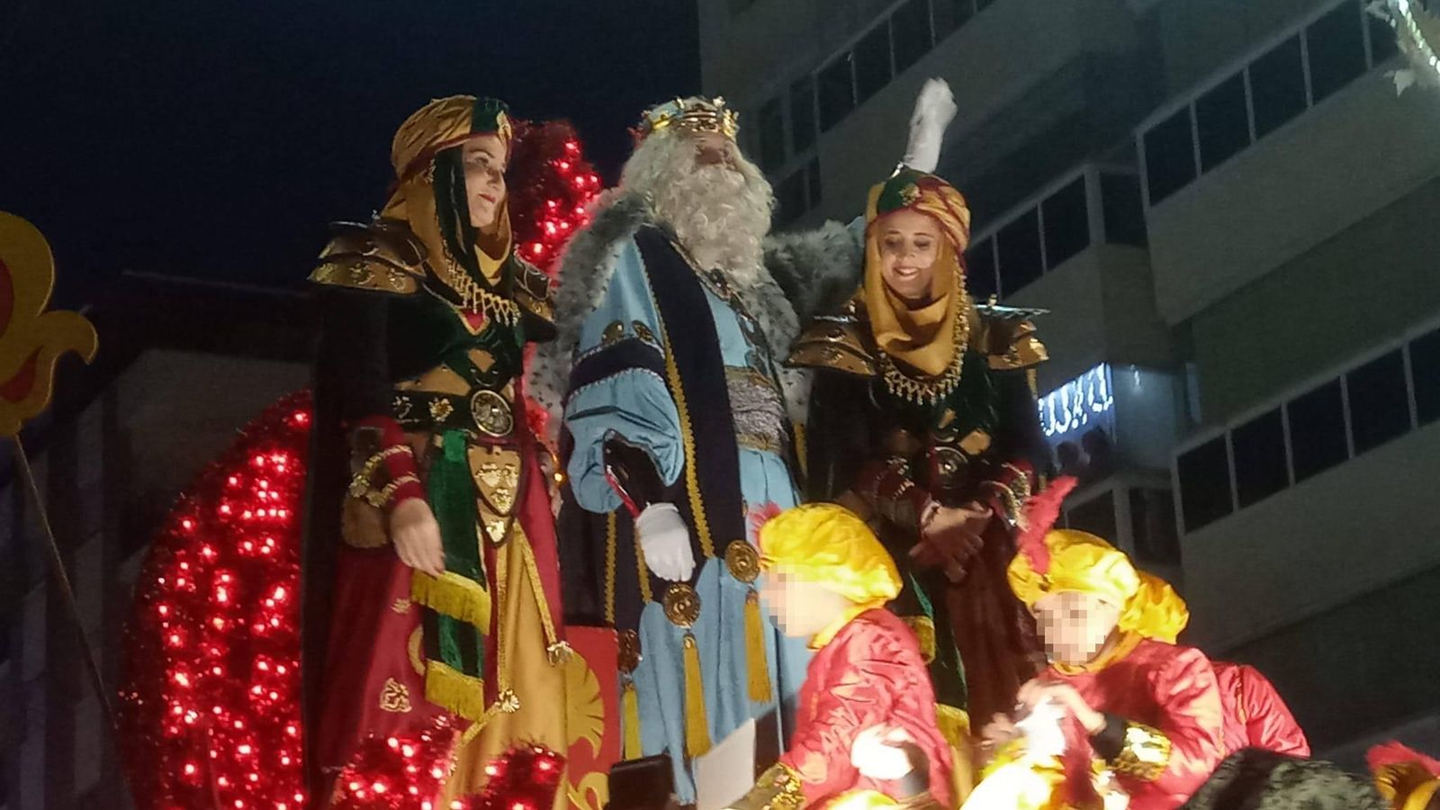 El Rey Melchor en Marbella. El Rey Melchor en Marbella.