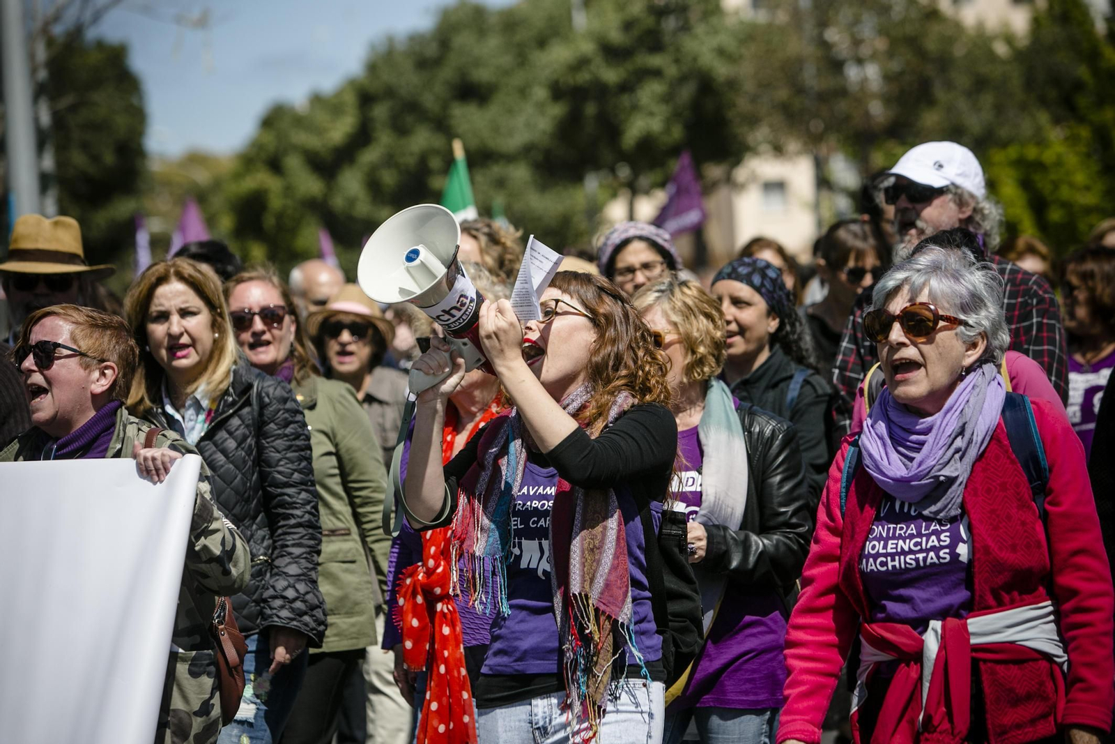 Las imágenes de la manifestación alternativa del 1 de mayo.