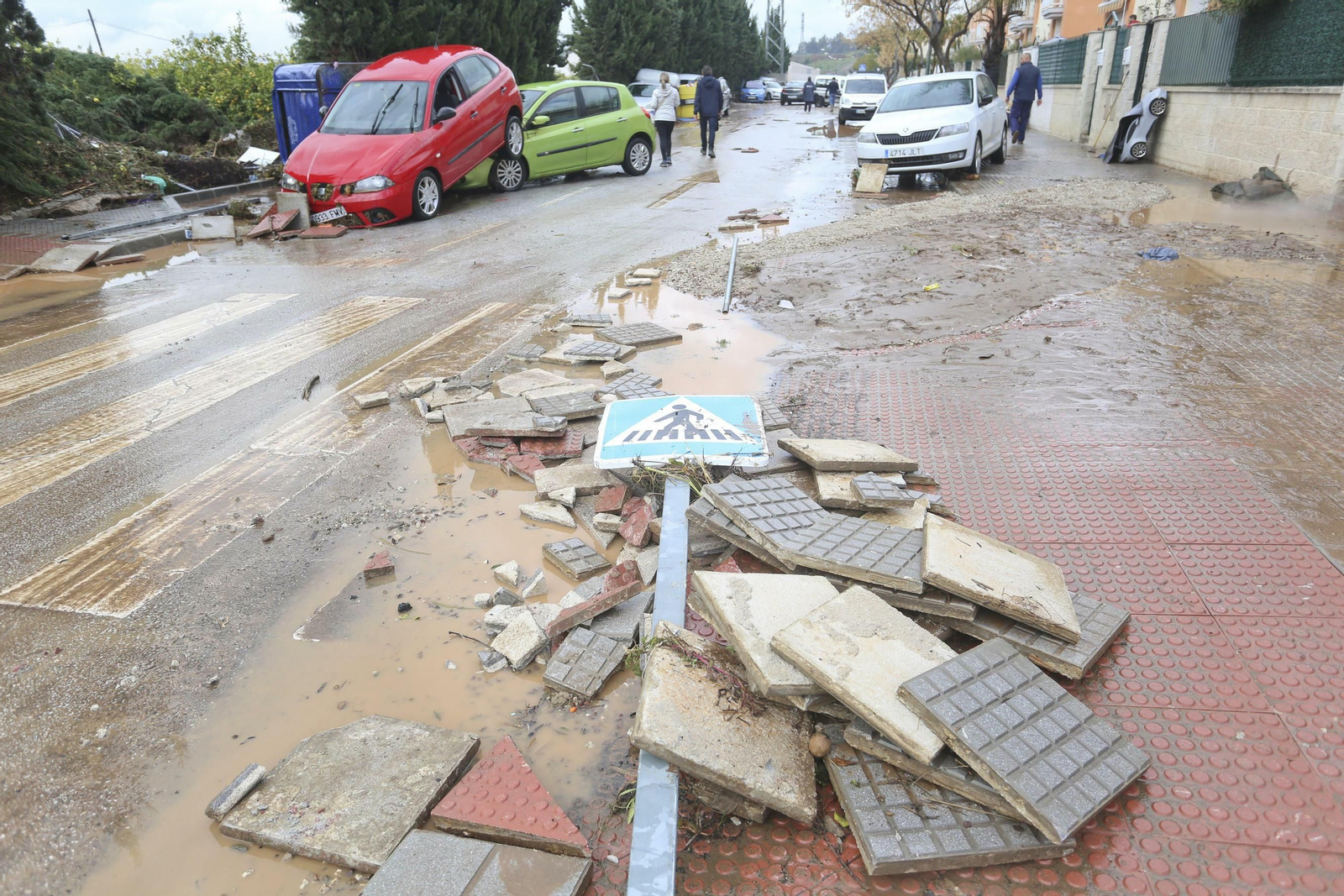 Las fotos de Campanillas inundada por el desbordamiento del río