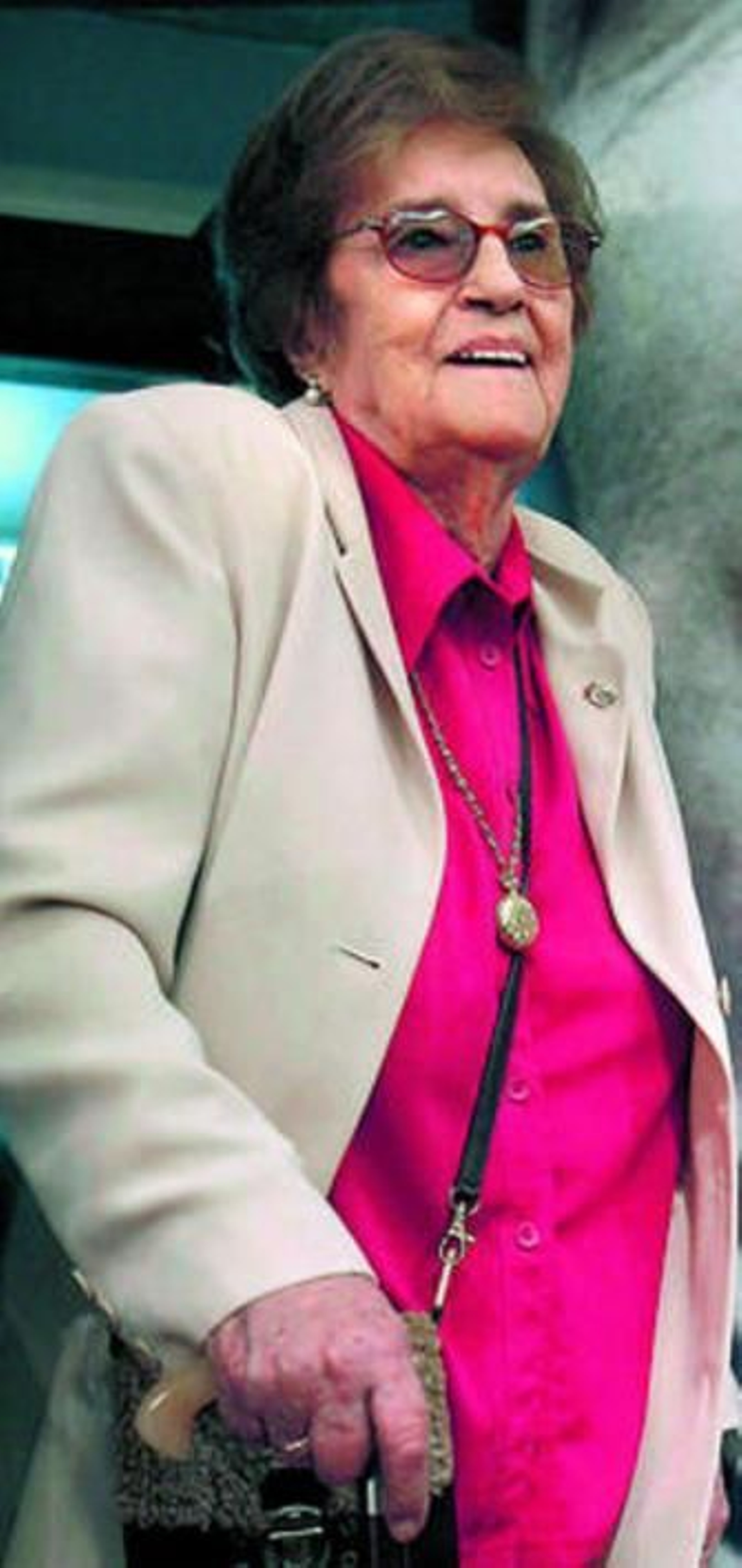 Imagen reciente de la escritora Corín Tellado.