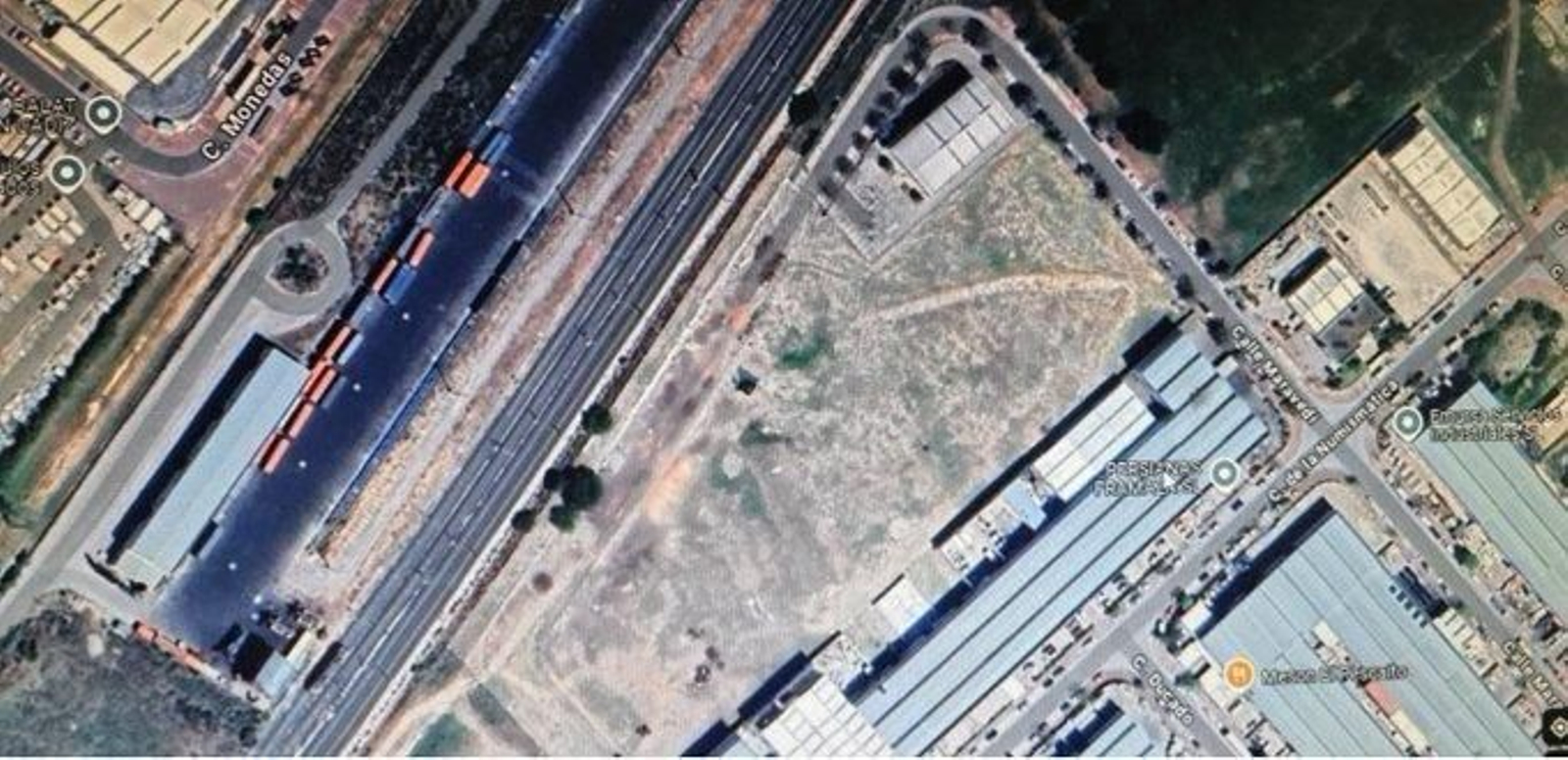 Imagen de la parcela vendida a Jocafran en la Ciudad del Transporte de Jerez