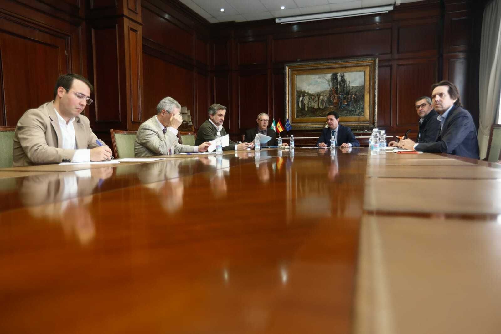Reunión de los portavoces de Diputación.