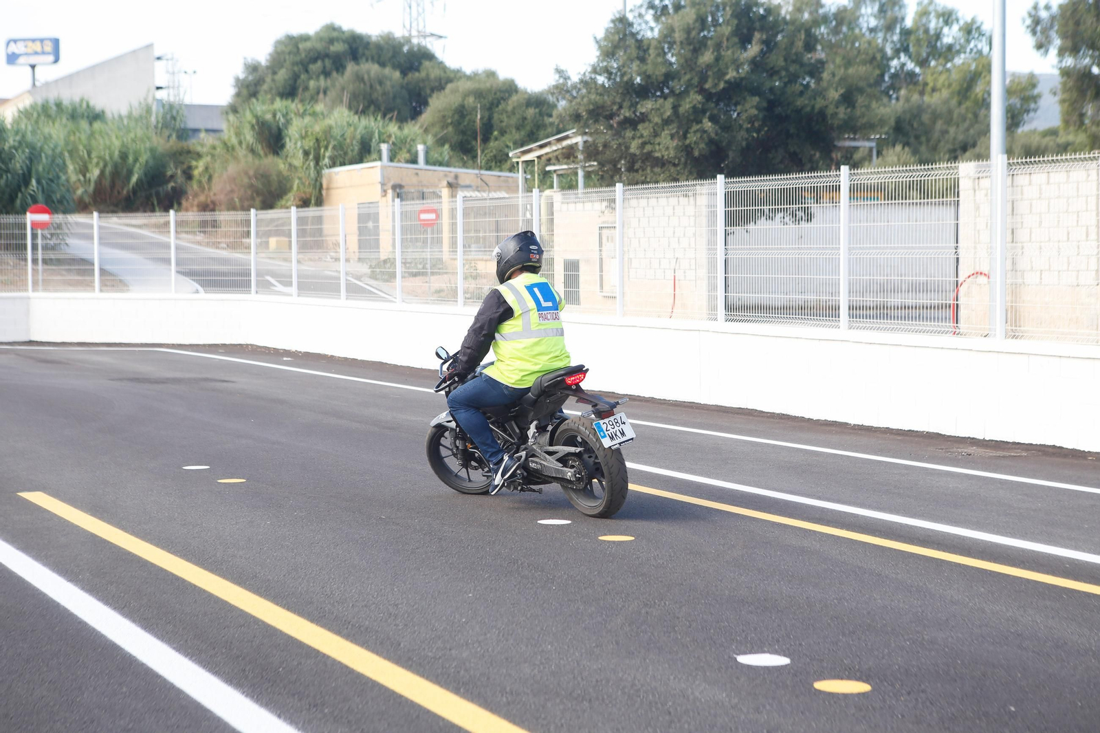 Las fotos de la inauguración de las pistas de exámenes de conducir en Algeciras