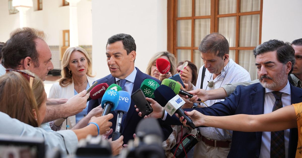 Juanma Moreno se sale de la vía oficial del PP y Vox le advierte ...