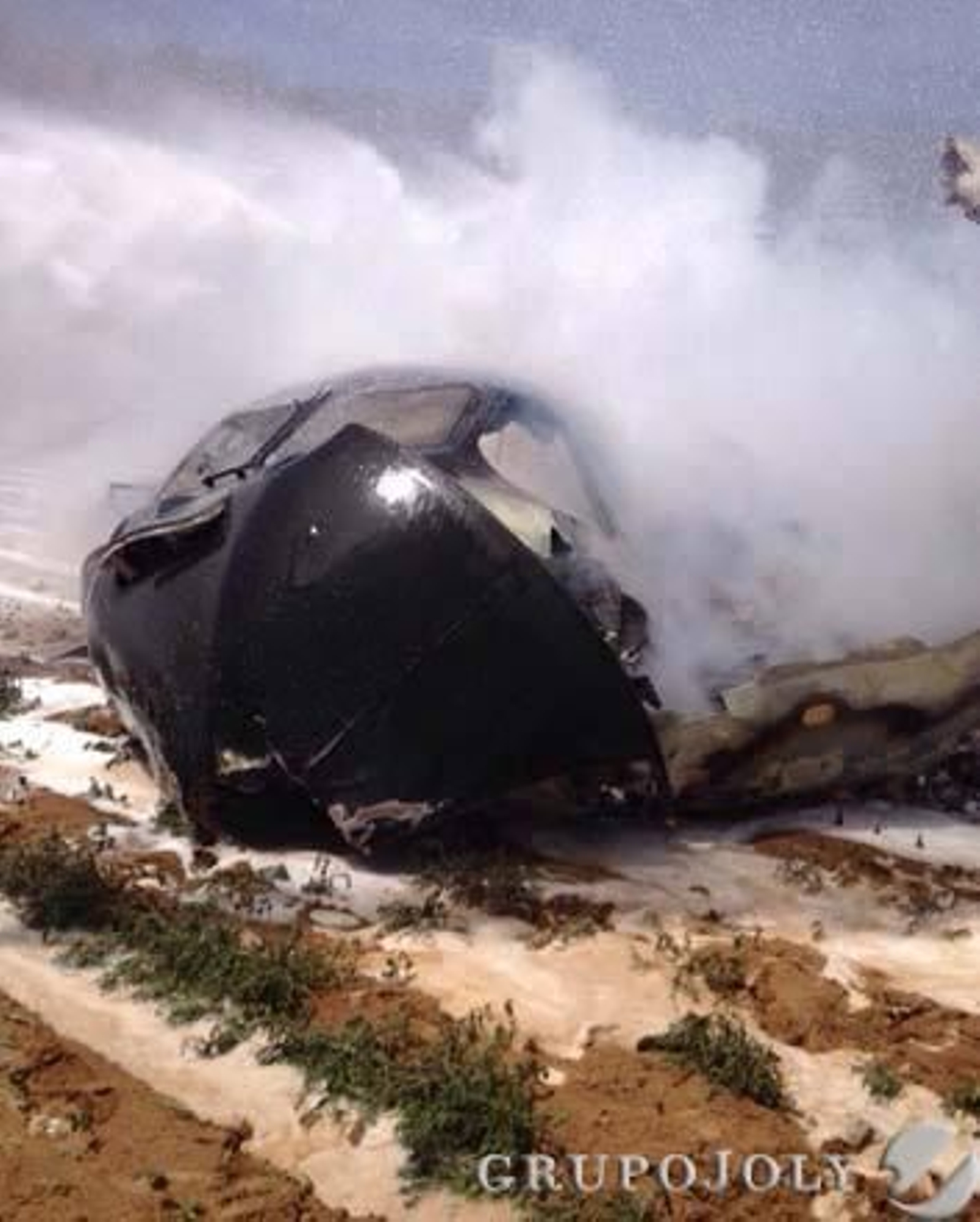 Las imágenes del accidente del A400M