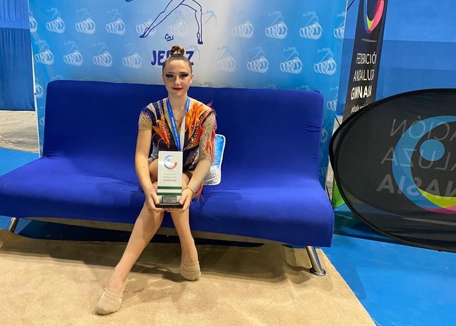 La sanroqueña Daniela Sierra, en Jerez