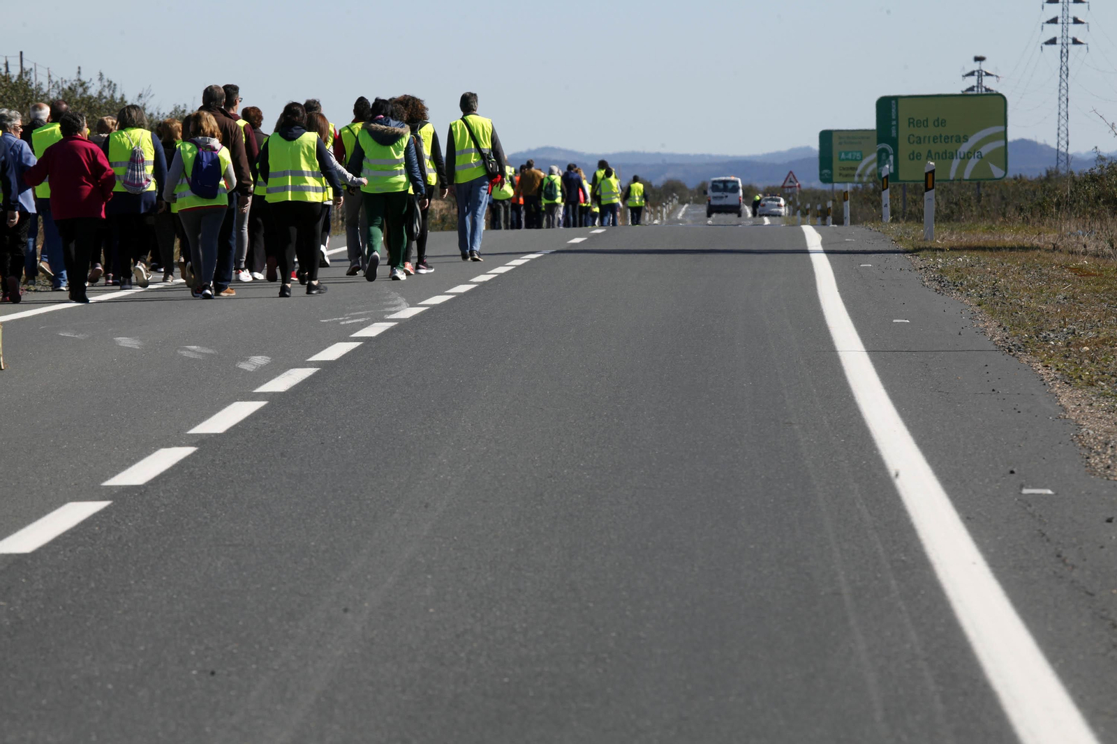 Marcha por la segregación de Tharsis hasta la sede del TSJA en Sevilla