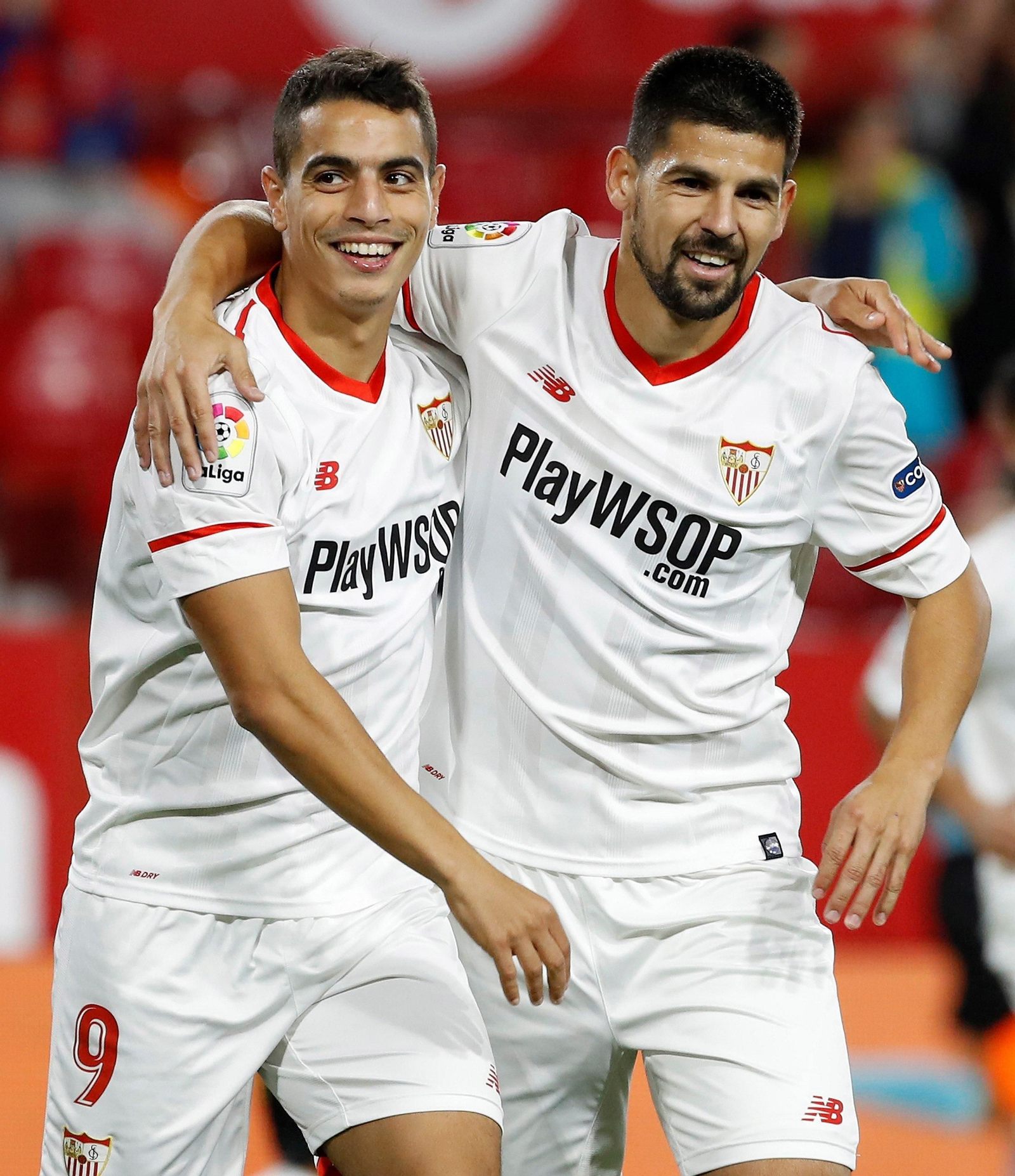 Nolito junto a Ben Yedder