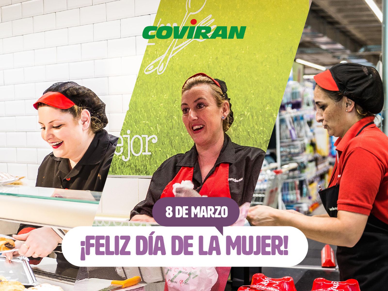 Imagen promocional del Día de la Mujer 2022 de Covirán