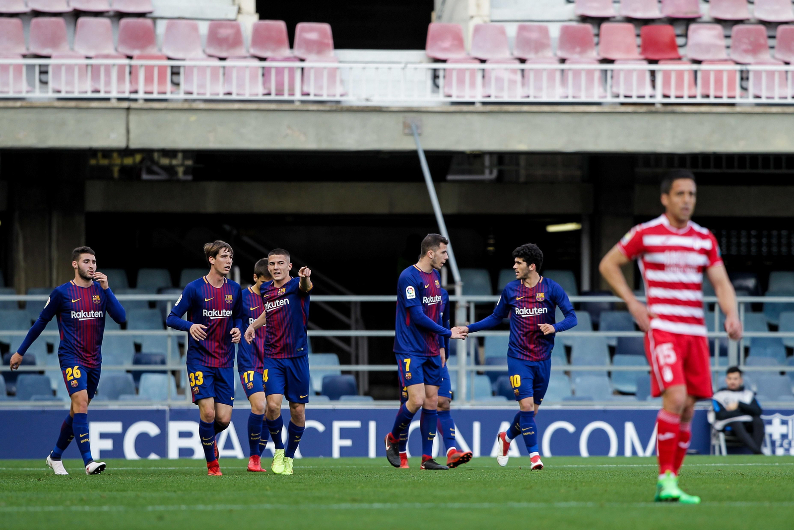 Las imágenes del Barcelona B-Granada