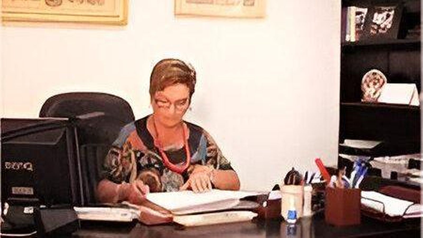 Adela Baraza en su despacho