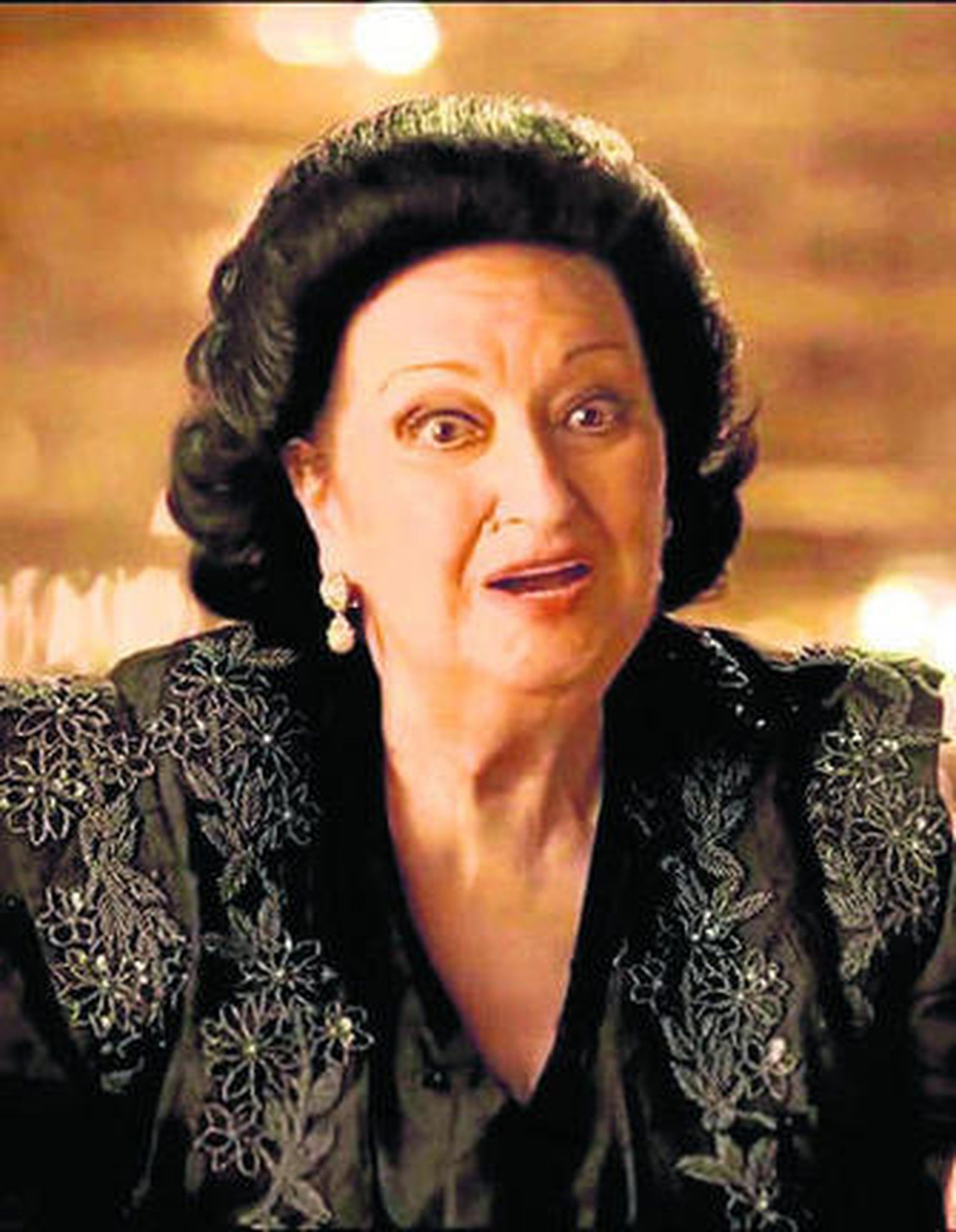 Montserrat Caballé se ve "horrorosa" en el anuncio de la Lotería