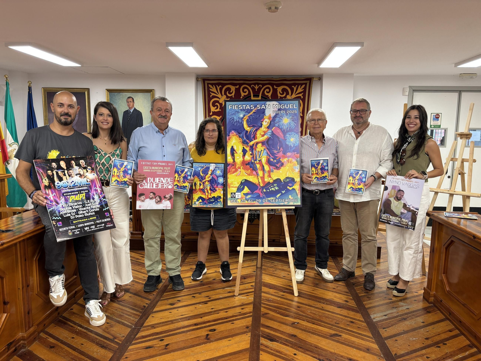 Presentación de las Fiestas de San Miguel 2025 en Pulpí.