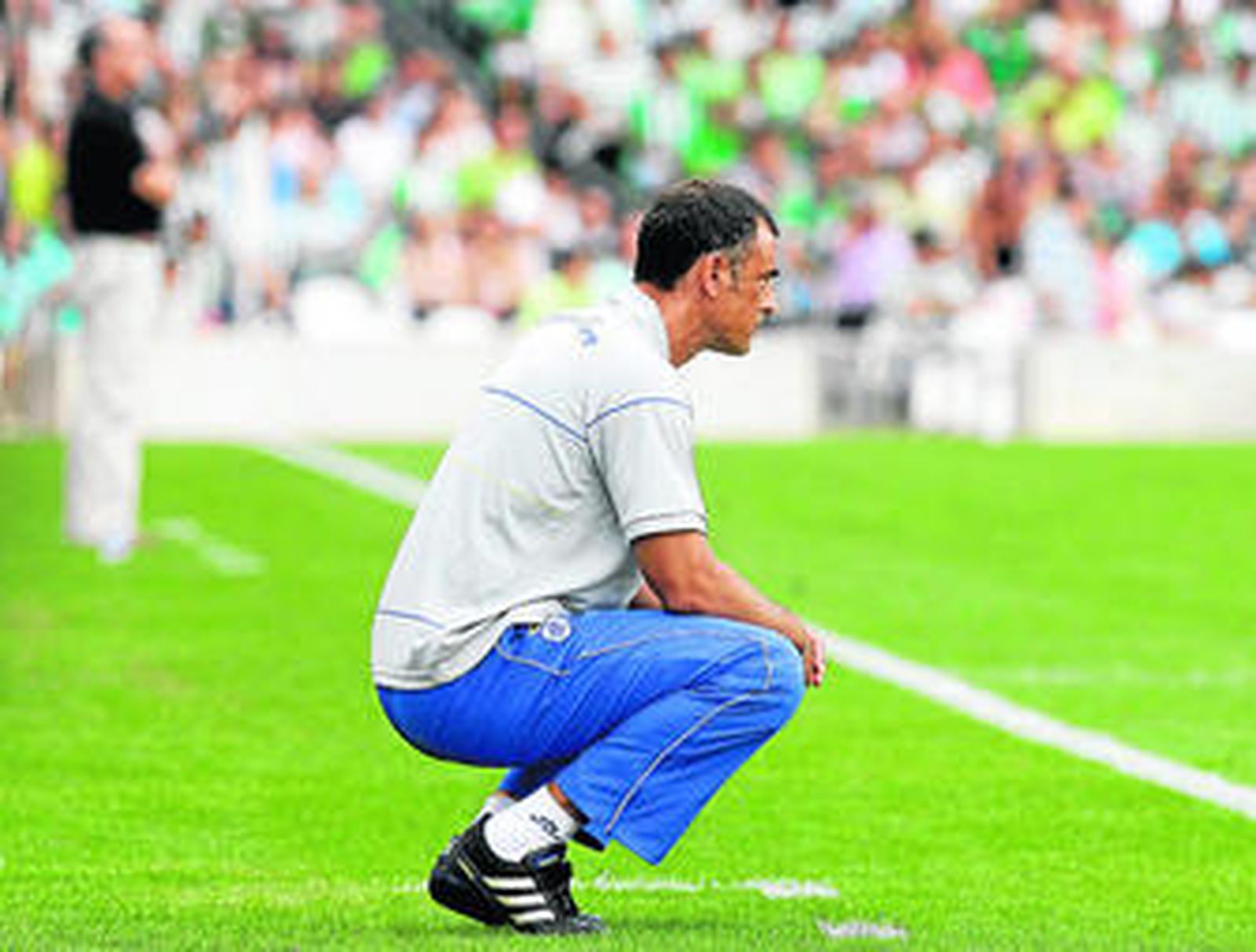 A Javi López no le gustó para nada lo que hizo su equipo en el feudo verdiblanco.