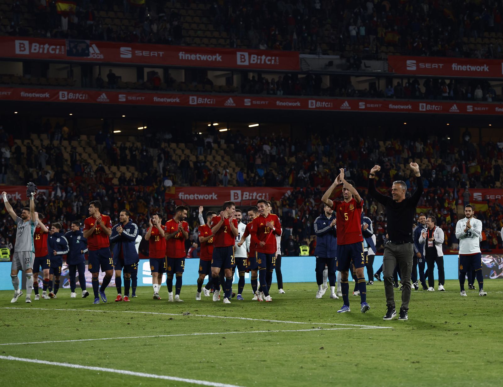 Las imágenes del España-Suecia