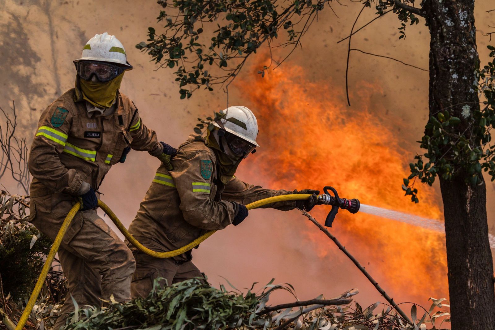 Las imágenes del grave incendio en Portugal