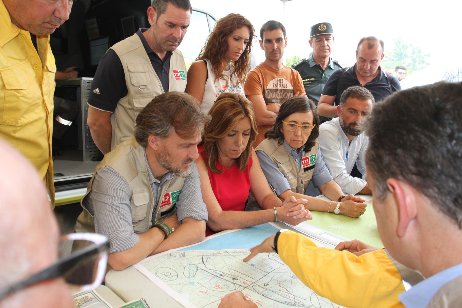 Las imágenes del incendio en Moguer y Mazagón