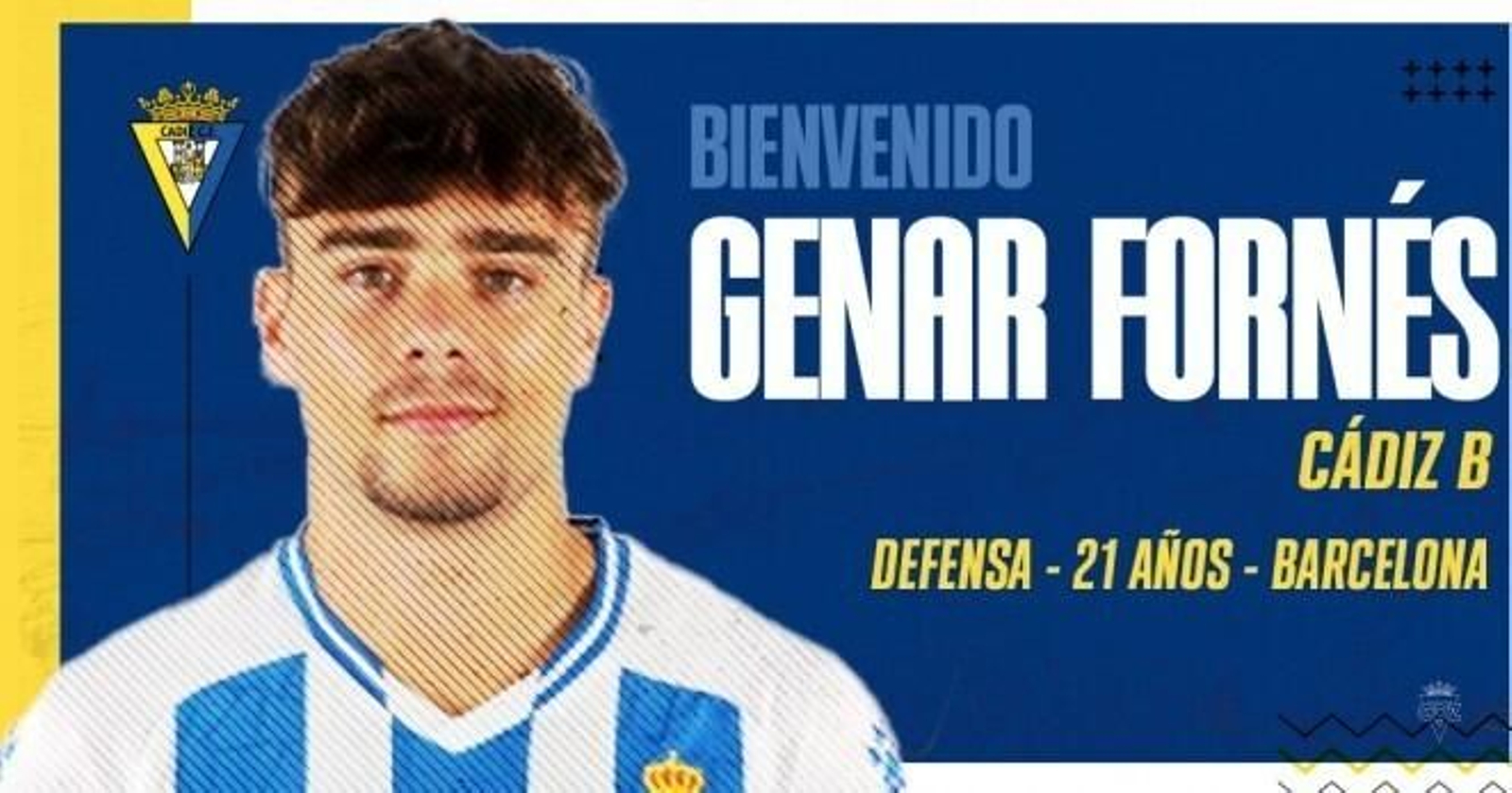 La bienvenida del club a Genar Fornés.