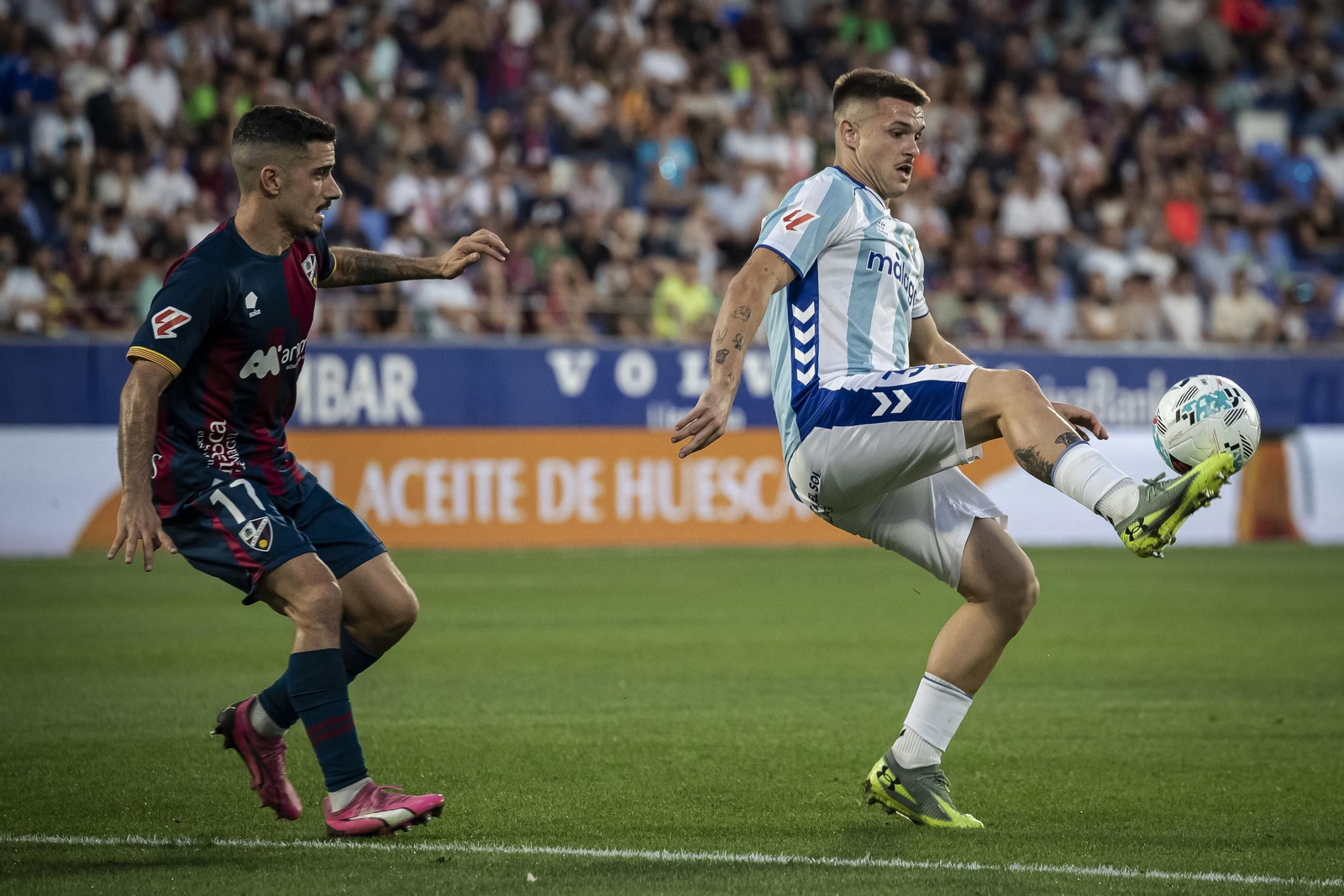 Las fotos del Huesca-Málaga CF